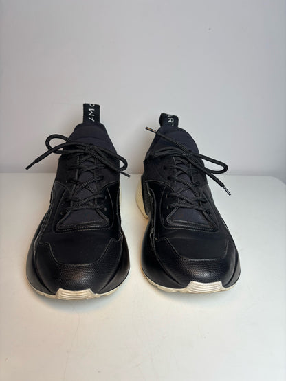 W Shoe Size 8 Stella McCartney Black Faux Leather Sneakers