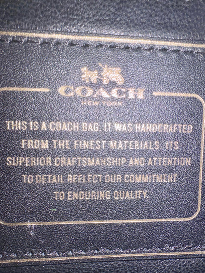 Women's Coach 2016 Page Shoulder Leather Pre-owned Black Bag