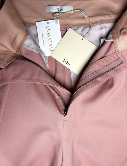 Women Size M Tibi Light Pink Liam Double Lapel Jacket/Blazer NWT Pre-owned