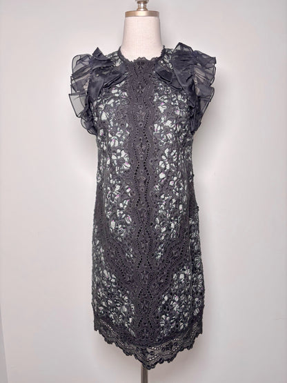 Women Size 4 Rebecca Taylor Black Eyelet NWT Sheath Dress