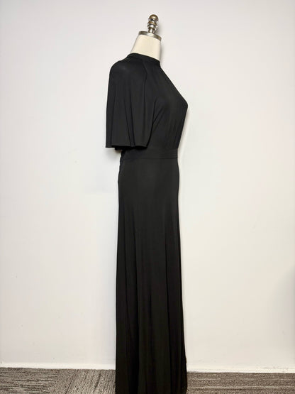 Women Size M Toteme Hamapden Fluid Midi Black Pre-owned, NWT Dress