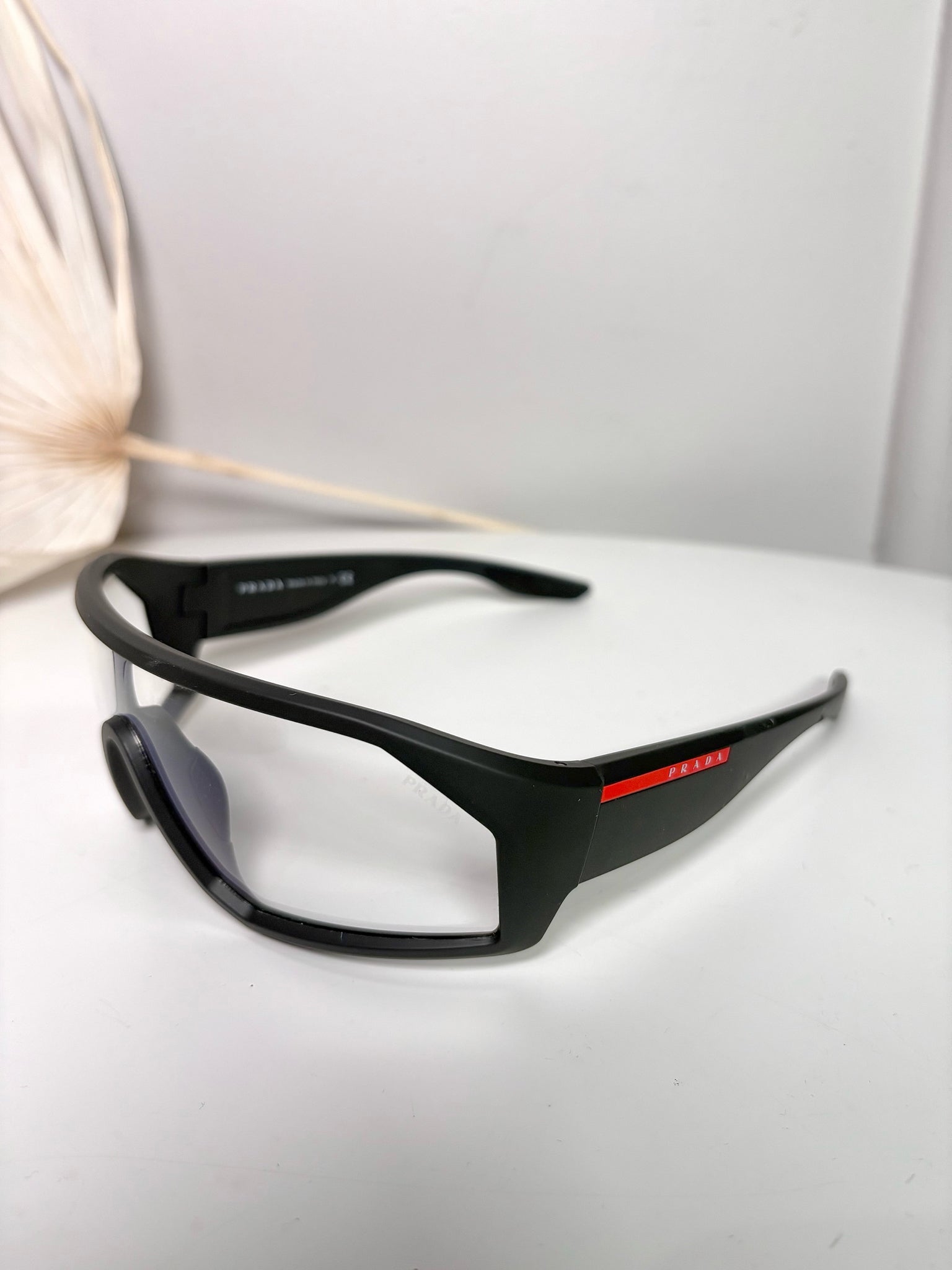 Prada Gray Men's Linea Rossa Sunglasses