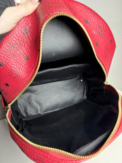 Visetos MCM Red Backpack