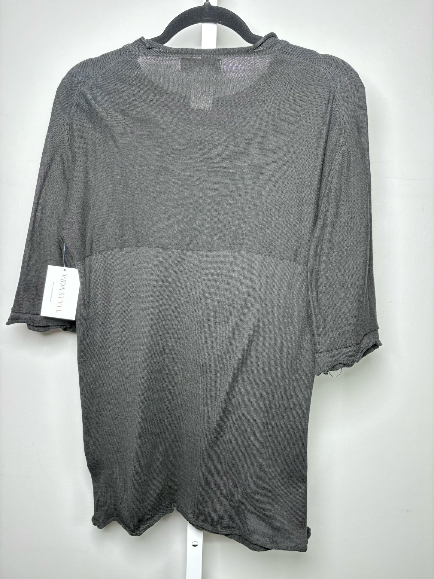 Mens Size M Yohji Yamamoto Black Cotton Solid Men's Shirt
