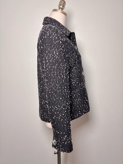 Women Size S Yves Saint Laurent Black Boucle Vintage 1980 Blazer