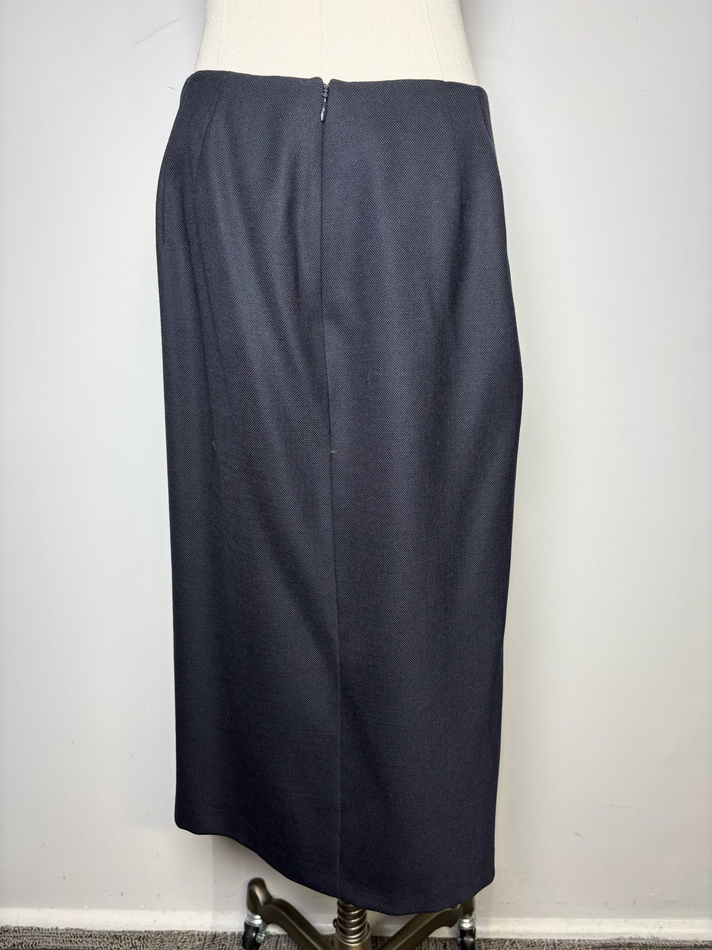 Women Size 38 (4 US) Jil Sander Navy Solid Women's Pre-owned, NWT Skirt