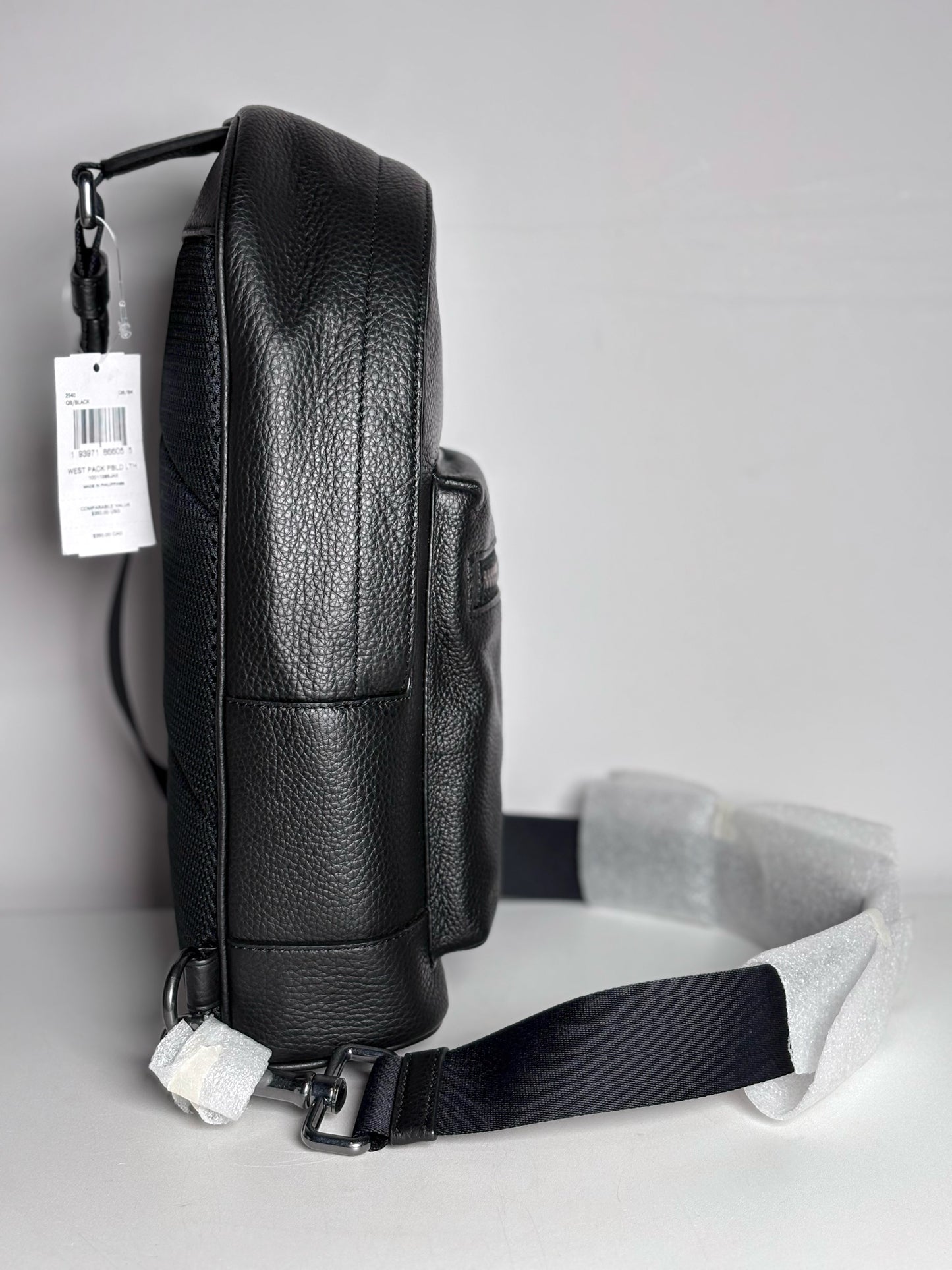 Leather Coach Leather NWT Black Backpack