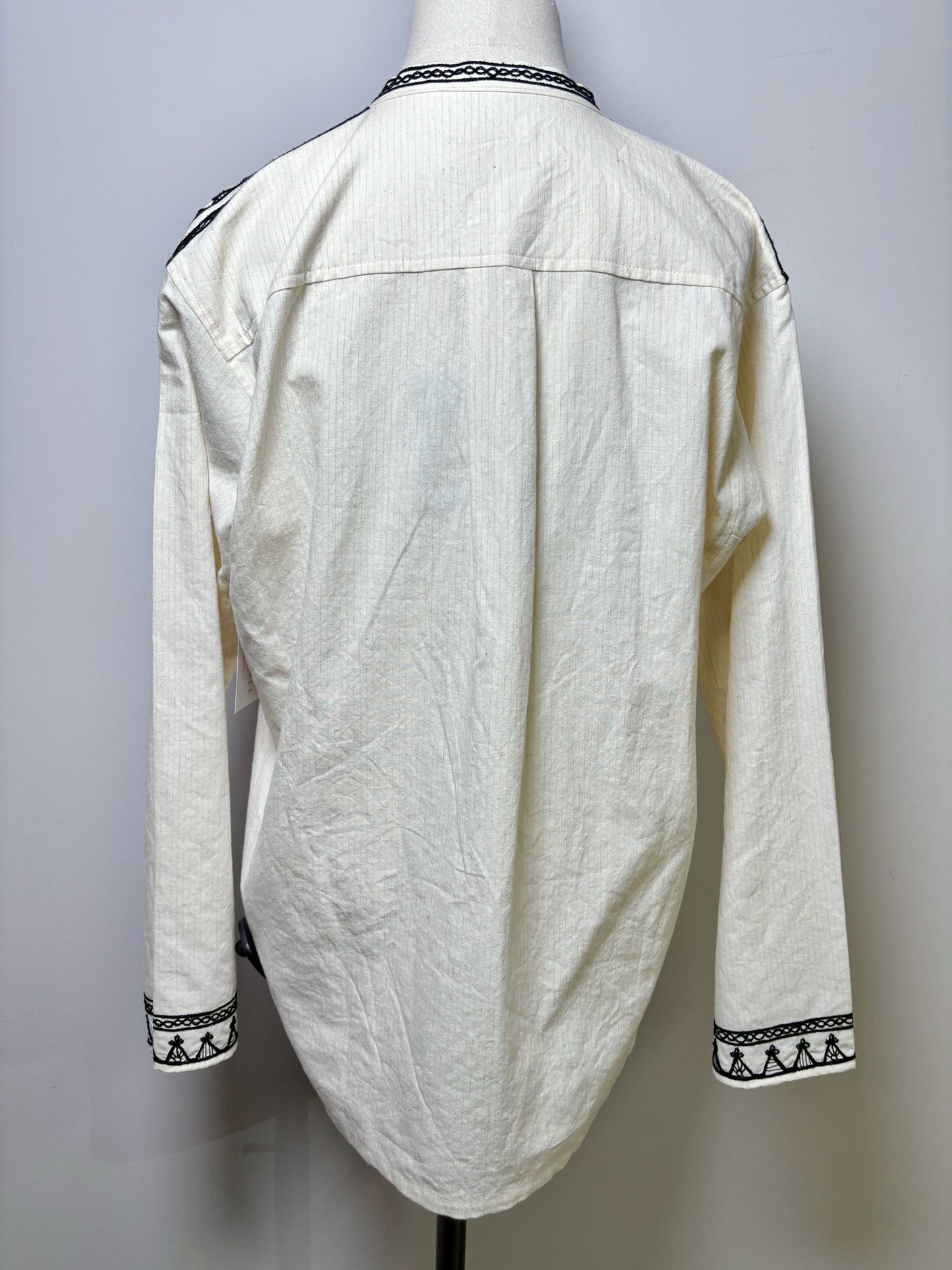 Women Size XS Alanui Off White Embroidered Cotton NWT Top
