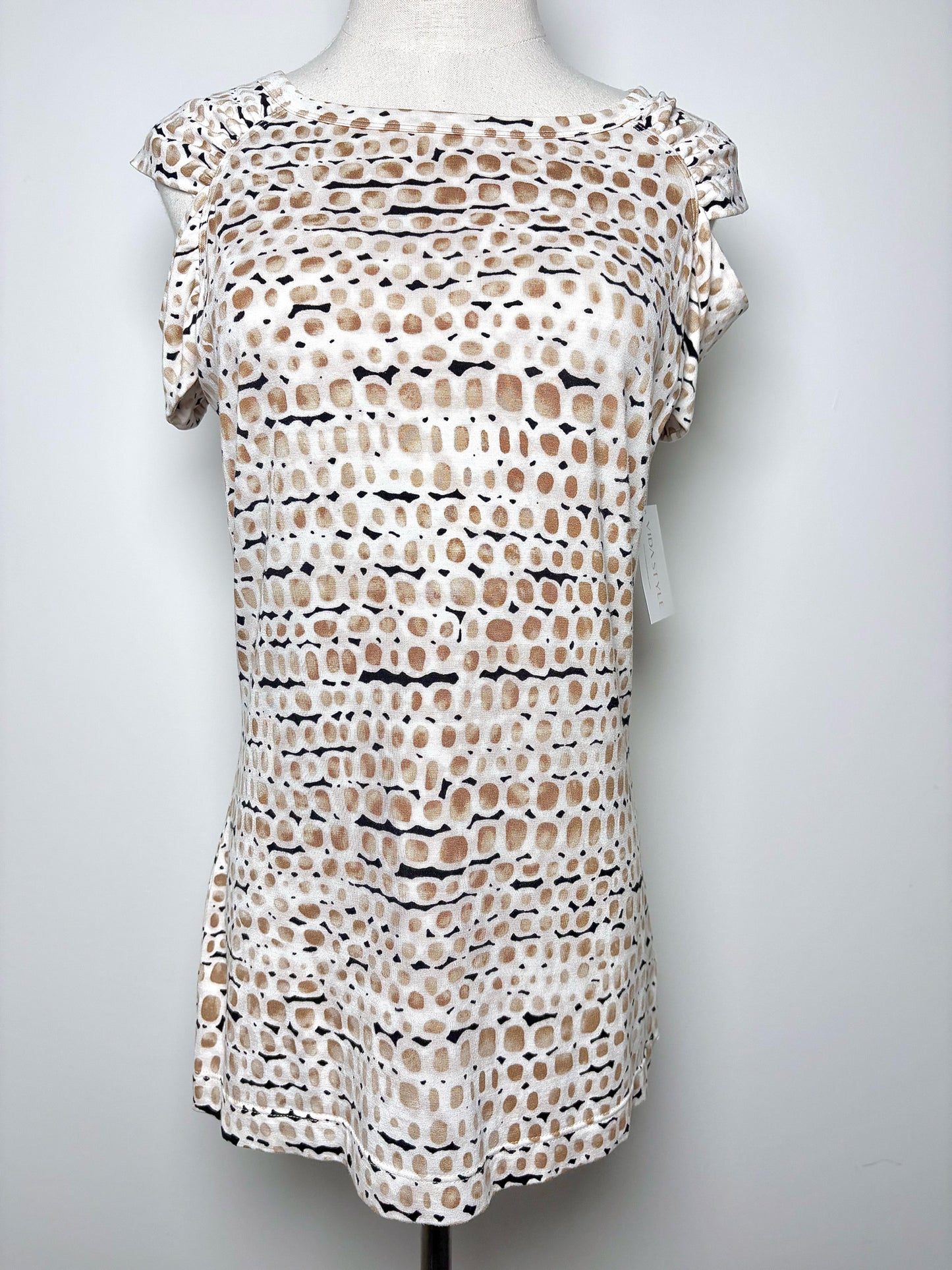 Women Size S St. John Multi-Color Polka Dot Pre-owned Top