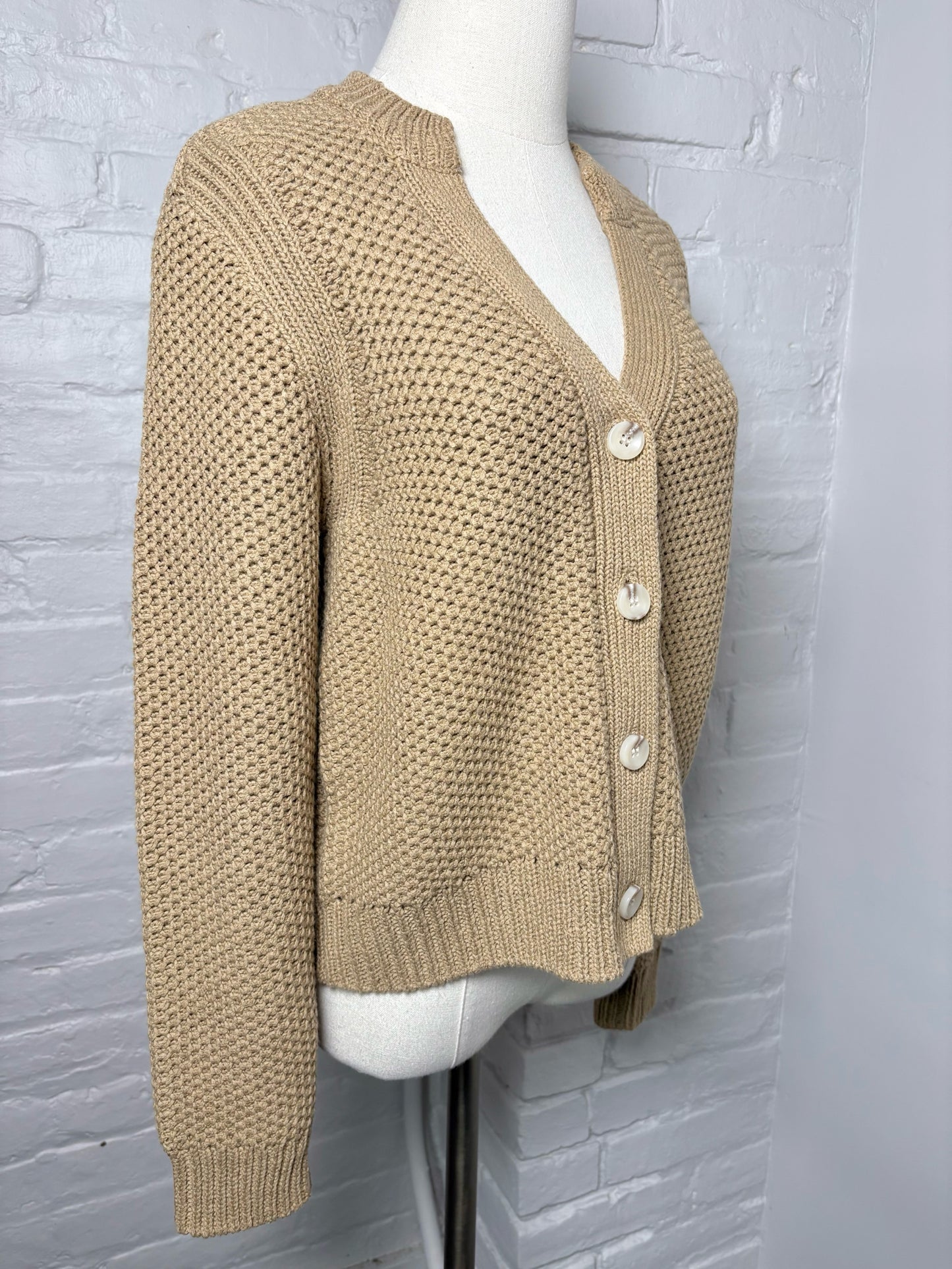 Women Size 0 Kilte Tan "The Allison Cardigan" Sweater