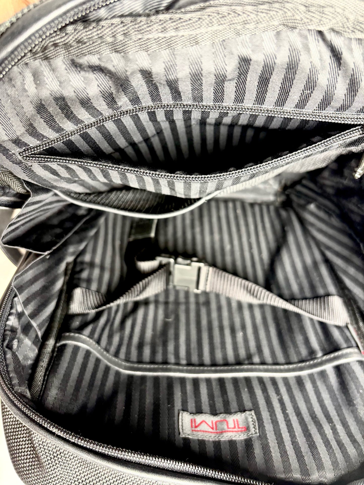 Tumi Black Ballistic Nylon Men's Backpack