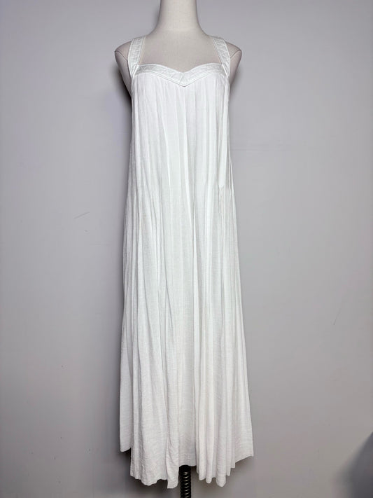 Women Size 4 (S) Rag & Bone White Solid 100% Cotton Pre-owned Dress