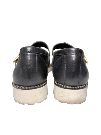 W Shoe Size 10 Freda Salvador Black Leather Loafers
