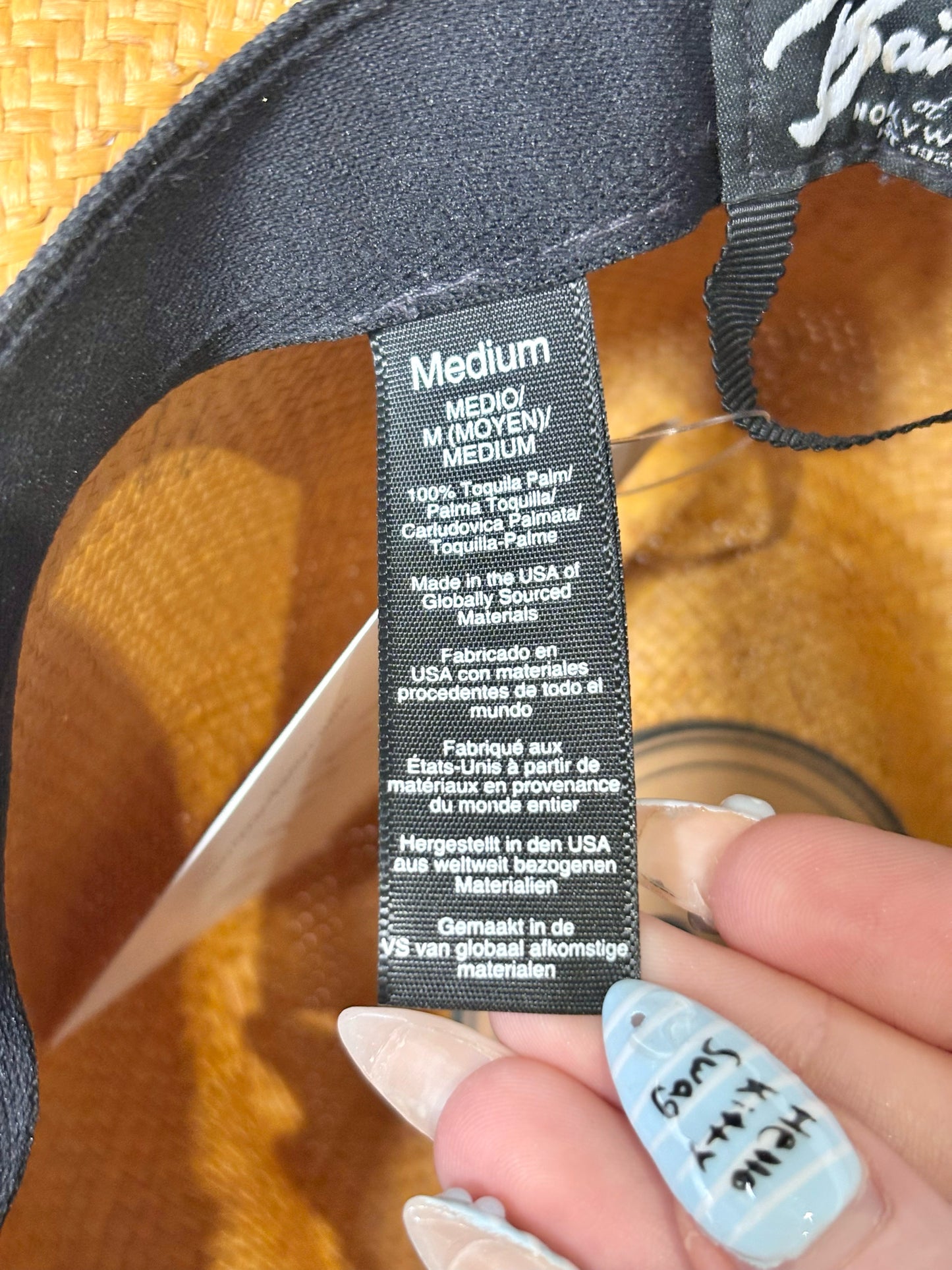 Bailey of Hollywood Women's Palm  Pre-owned Caramel M Hat