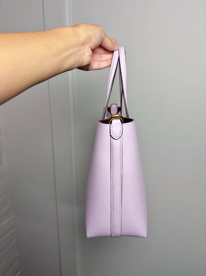 Kate Spade New York Leather Violet Purple Tote Bag