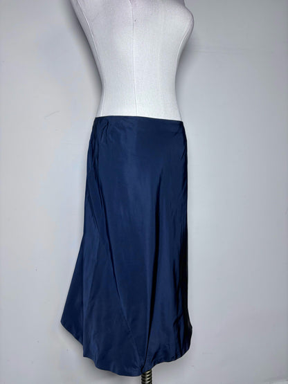 Women Size 36 (6 US) Jil Sander Navy Blue Solid Vintage Pre-owned 2 Piece Set