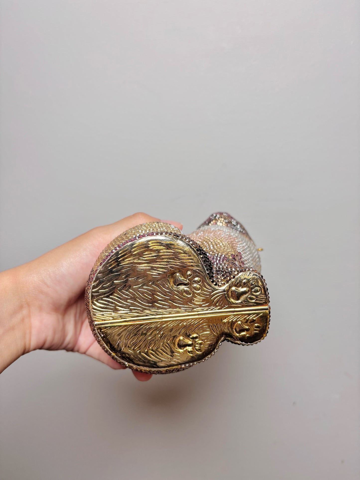 Judith Leiber Siamese Cat Swarovski Clutch Evening Clutch Bag