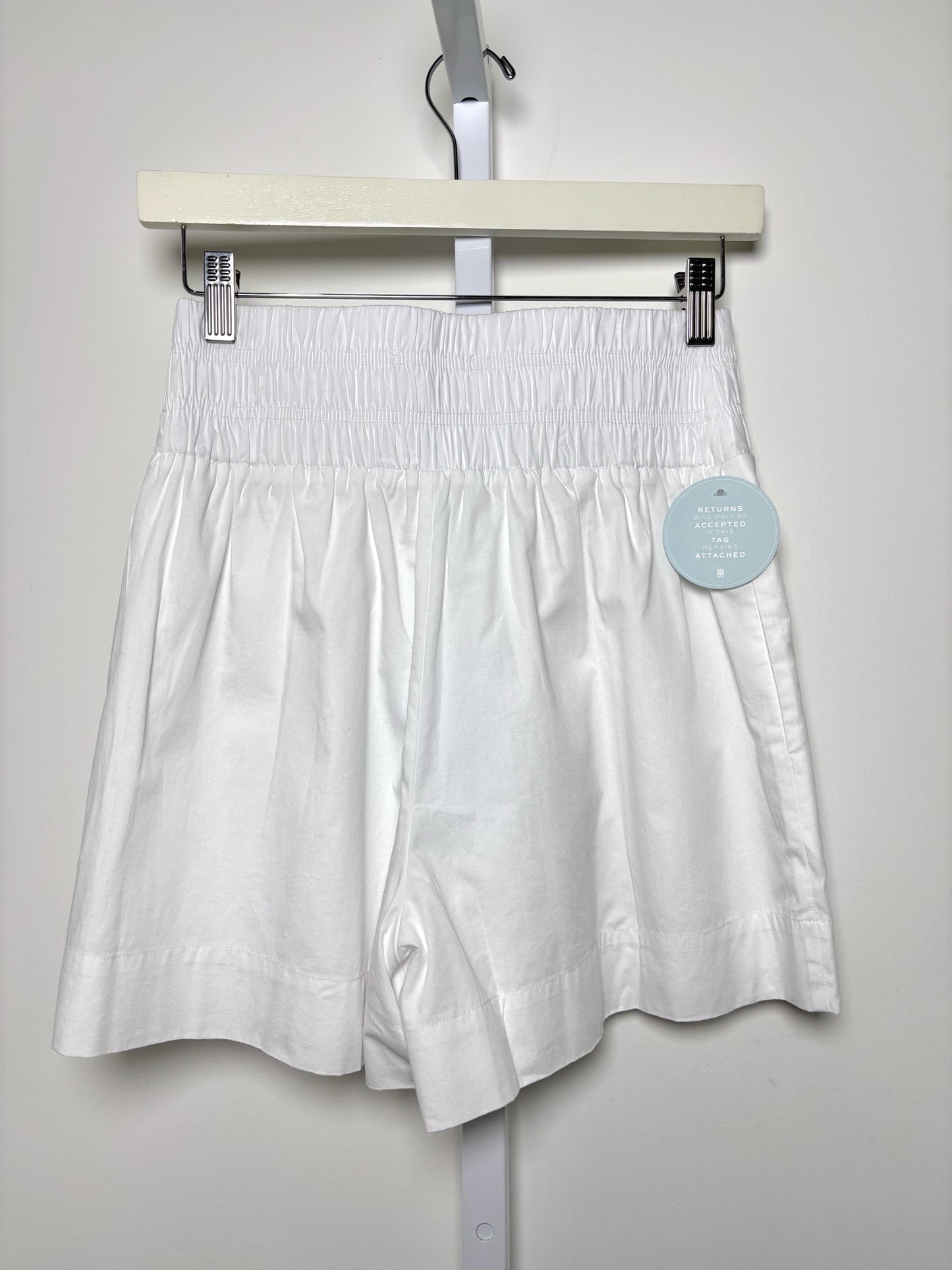 Women Size XS Hill House White Solid NWT Cotton Shorts