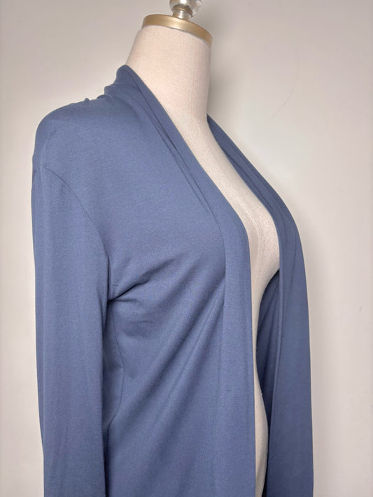 Women Size XS D. Exterior Navy Blue Knit Swing Cardigan Top