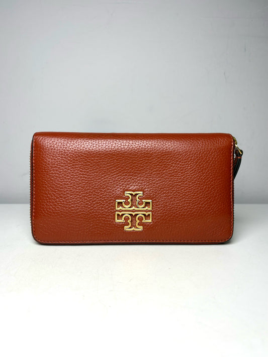 Tory Burch 100% Leather Pre-owned Brown Wallet