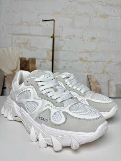 W Shoe Size 39 (8.5 US) Balmain B-eastWhite Leather NWT Sneakers