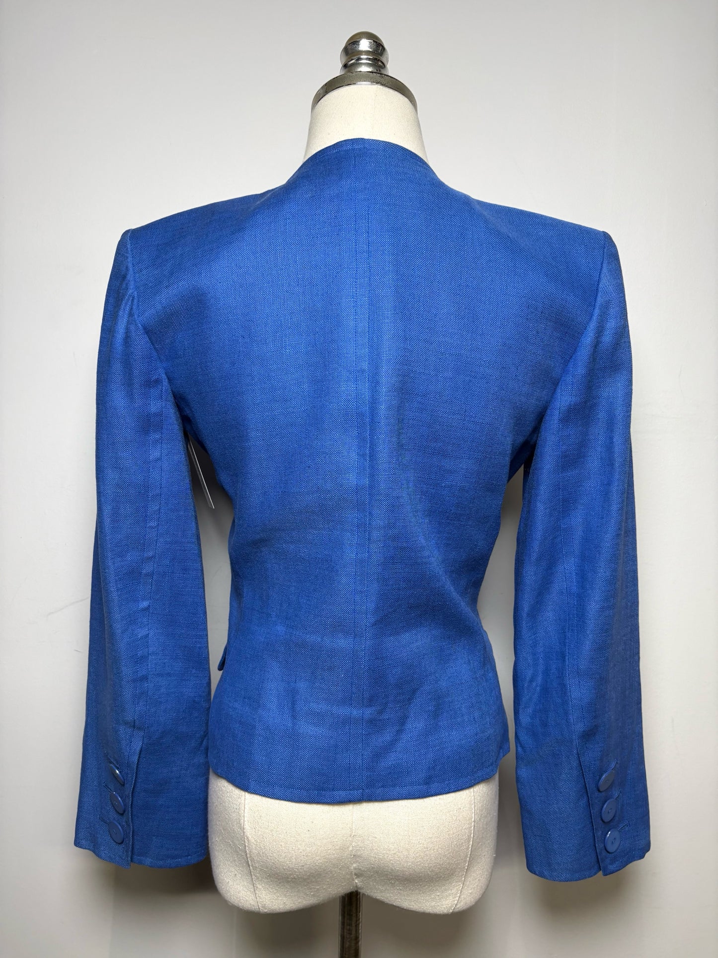 Women Size 38 (US 2–4) Saint Laurent Rive Gauche Vintage Pre-Owned Fitted Jacket