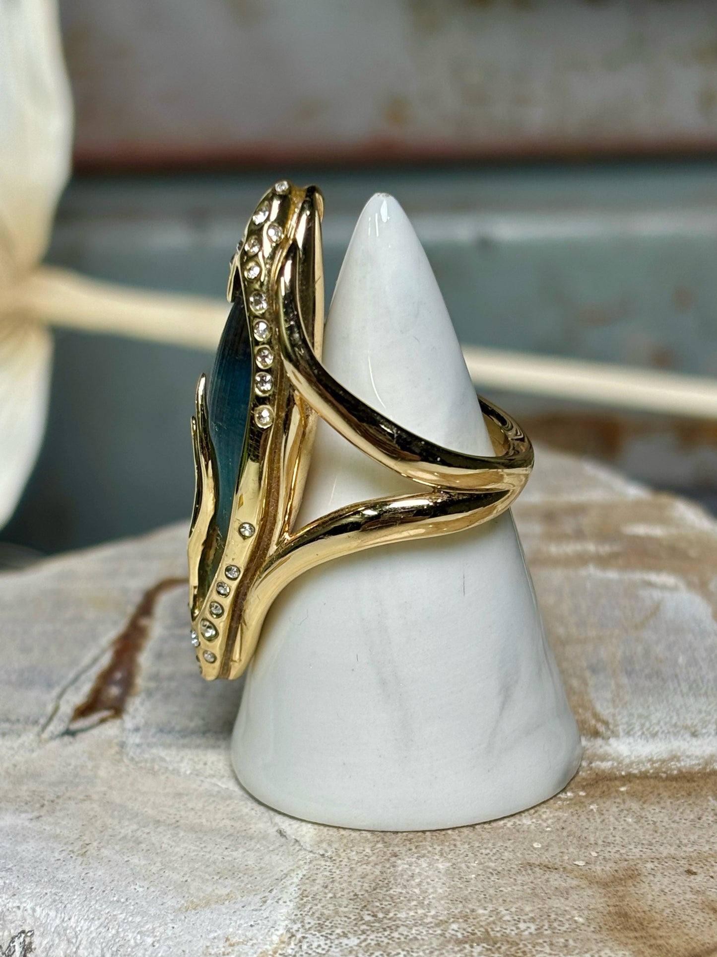 Alexis Bittar Gold, turquoise Ring