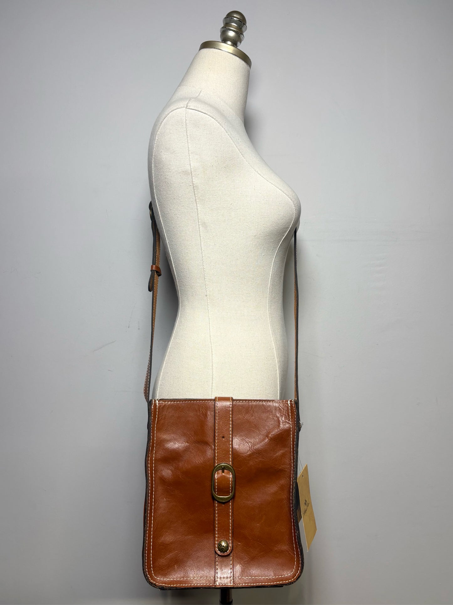 Women's Patricia Nash Solid Leather NWT, Pre-owned Brown Small Purse