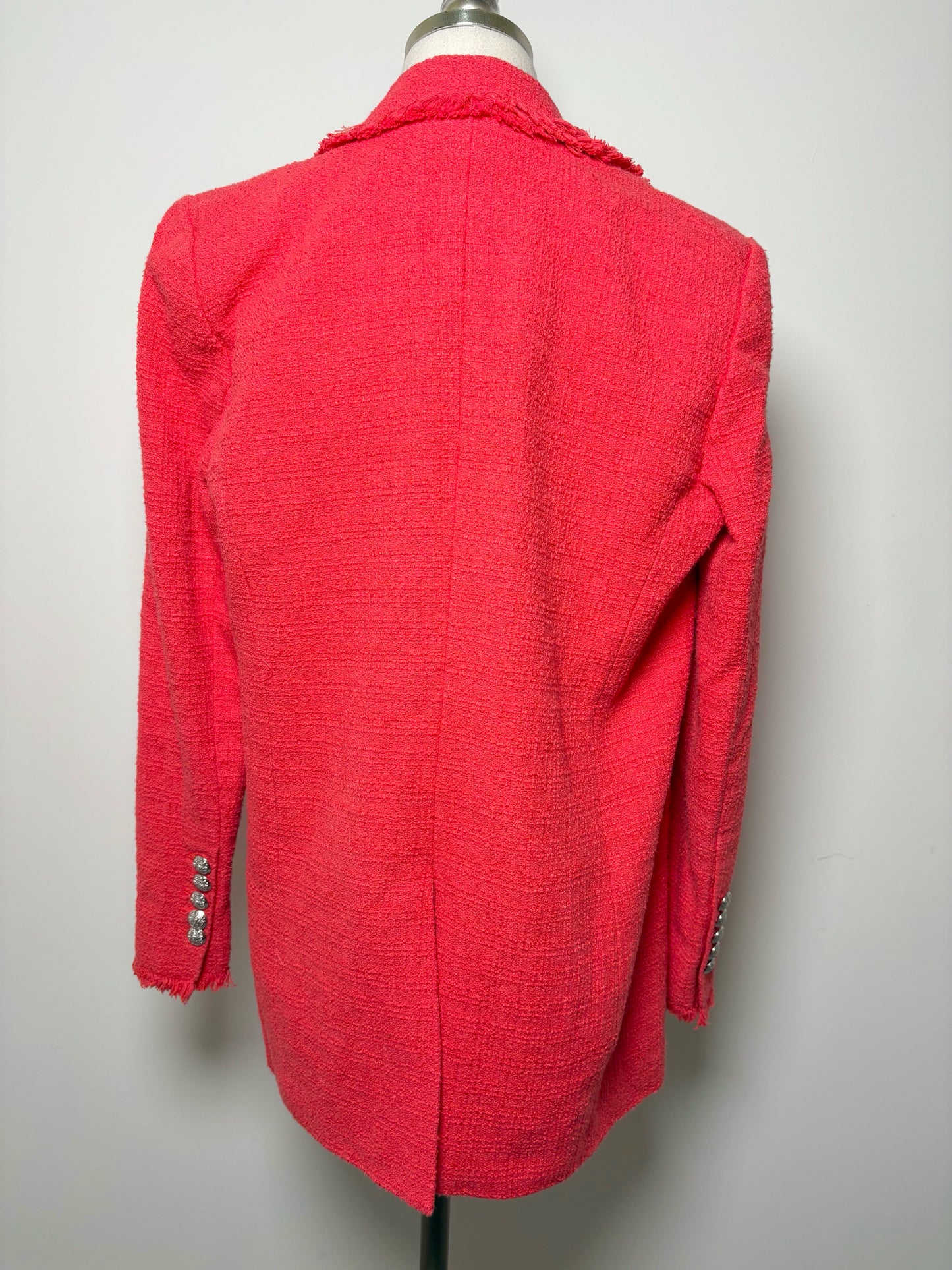 Women Size 10 Veronica Beard Red Solid Blazer