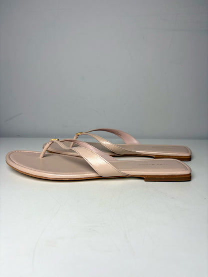 W Shoe Size 10 Tory Burch Light Pink Leather Goat NWT, Pre-owned Sandals