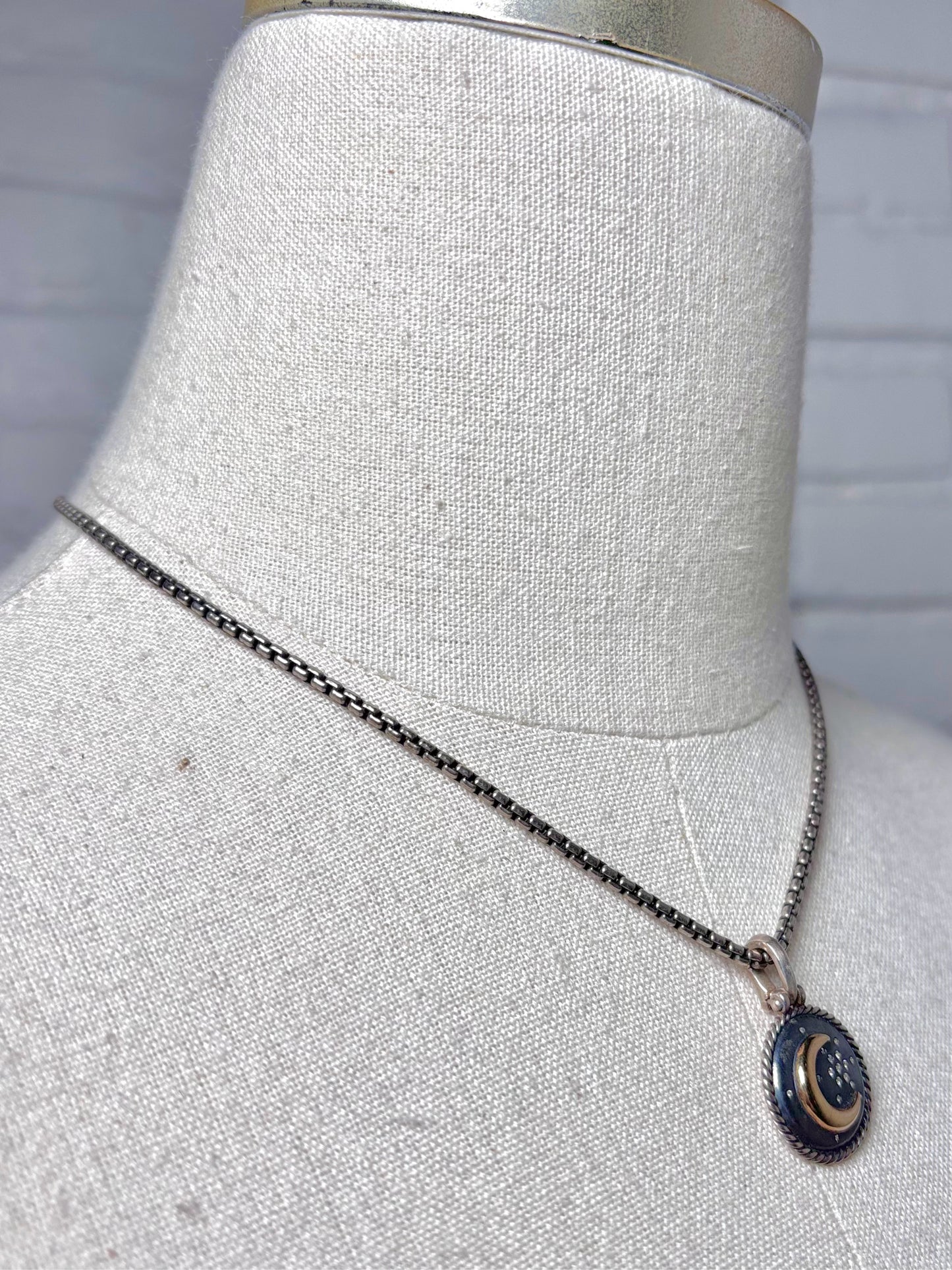 18K Gold-Finish David Yurman Diamond 18K Yellow Gold Necklace