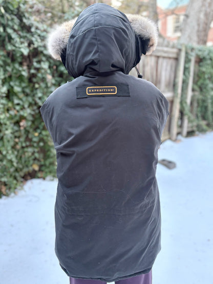 Canada Goose Black Polyester Blend Solid Men's M Jacket