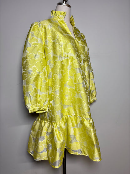 Women Size XXL Tuckernuck Citron Fil Coupe Palmerston Pre-owned Mini Dress