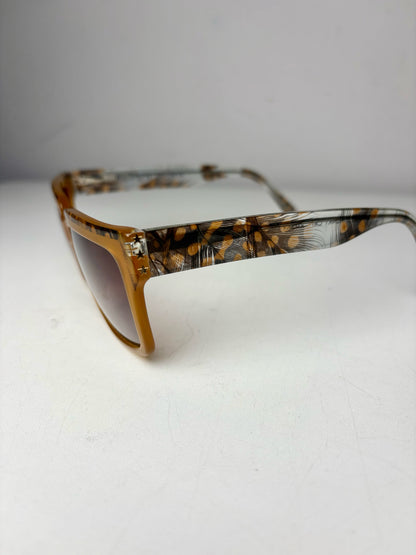 Elton John Eyewear Women's Pre-owned Blue Acetate Sunglasses