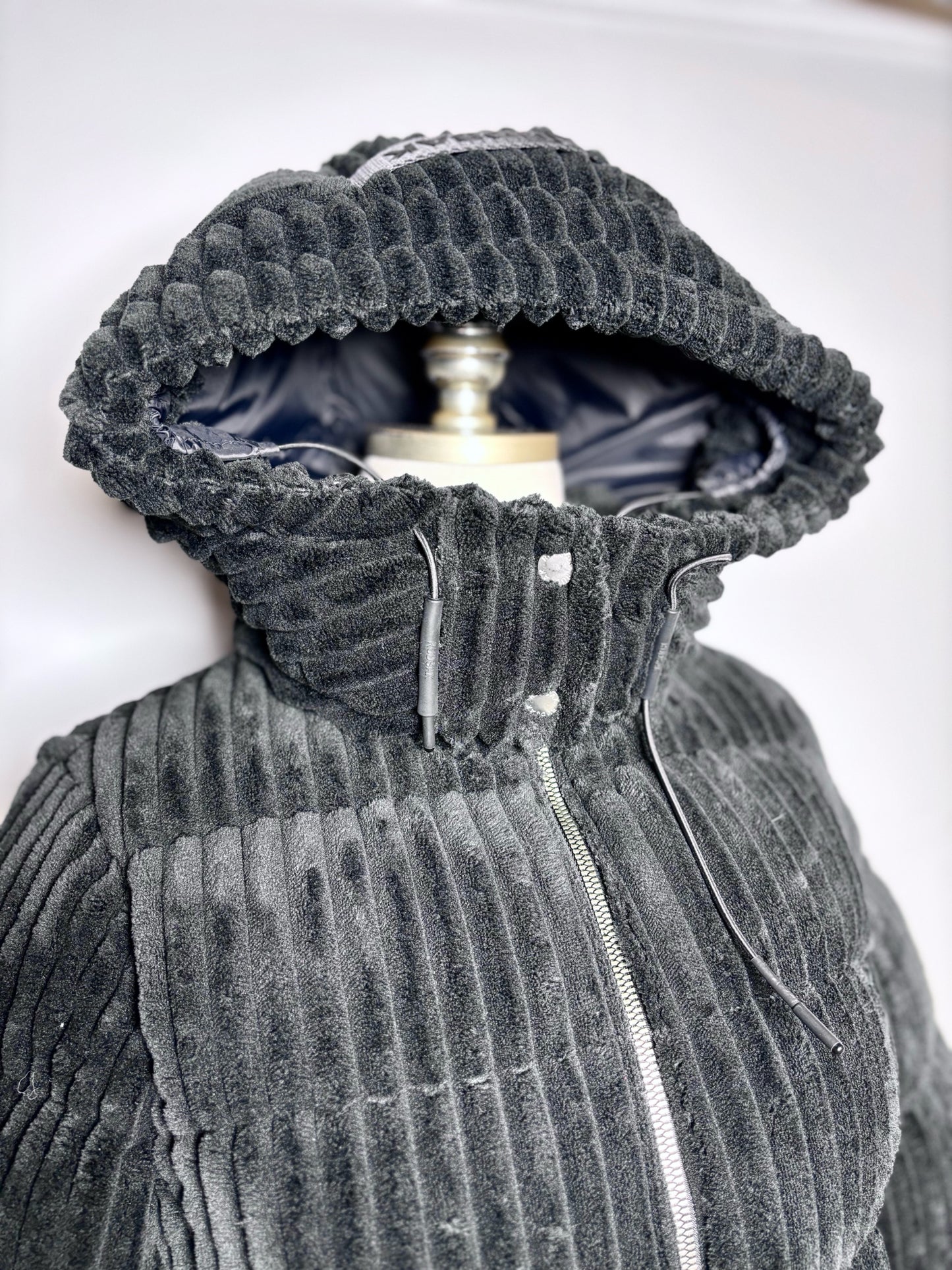 Women Size XS Rudsak Black Ribbed Coat