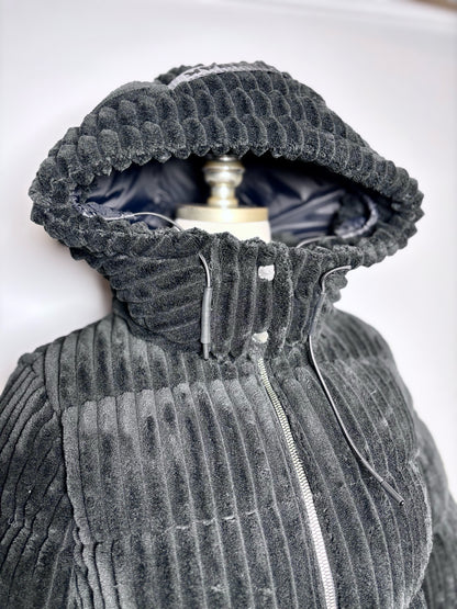 Women Size XS Rudsak Black Ribbed Coat