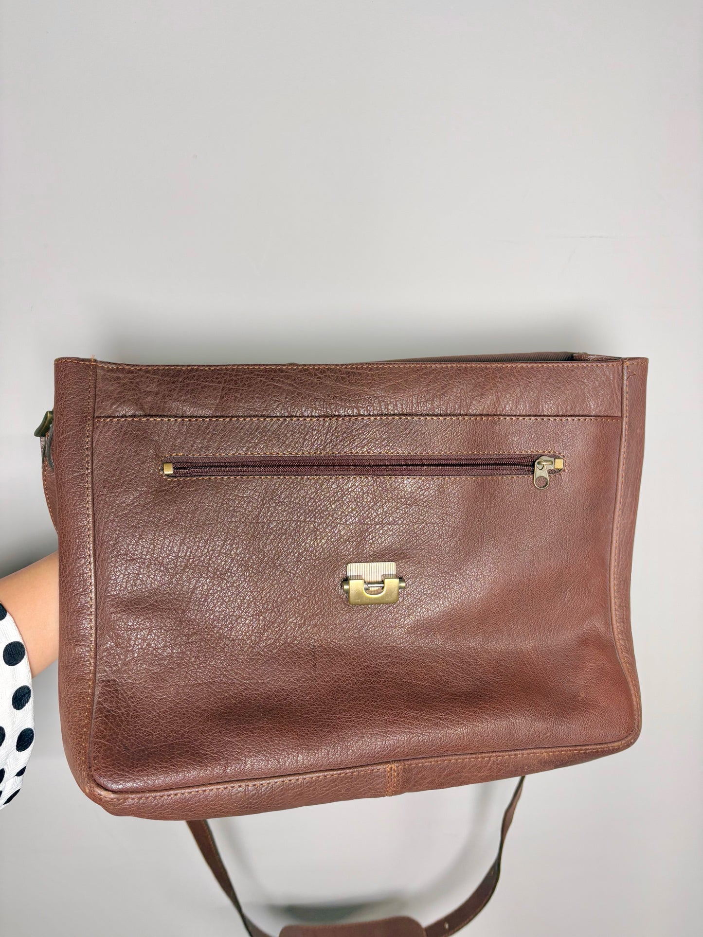 Leather Vintage Overland Briefcase