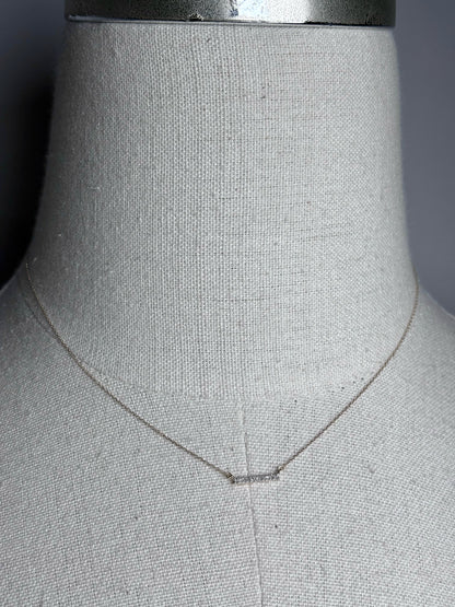 Adina Reyter Women's Diamond Bar 14K Gold Pre-owned Necklace