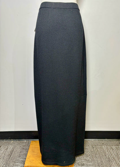 Women Size 14 St. John Black Knit Skirt