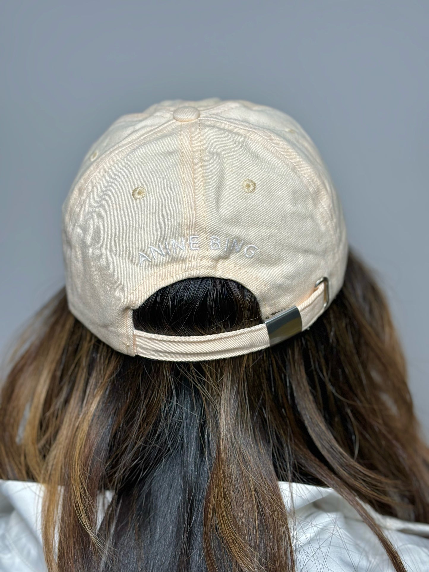 Peach Anine Bing Cotton Baseball Hat