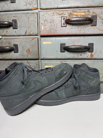 Nike Black Suede Solid 12 Men's Air Jordan SE Craft Shoes