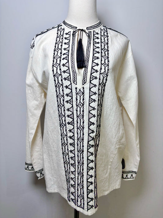 Women Size XS Alanui Off White Embroidered Cotton NWT Top