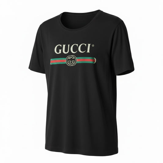 Mens Size L Gucci Black 100% Cotton Solid Men's Shirt