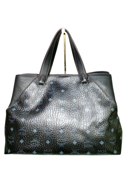 MCM Monogram Leather Black Purse