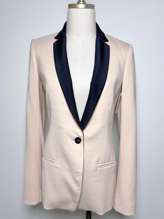 Women Size 40 Narciso Rodriguez Dusty Pink Solid Wool Blazer