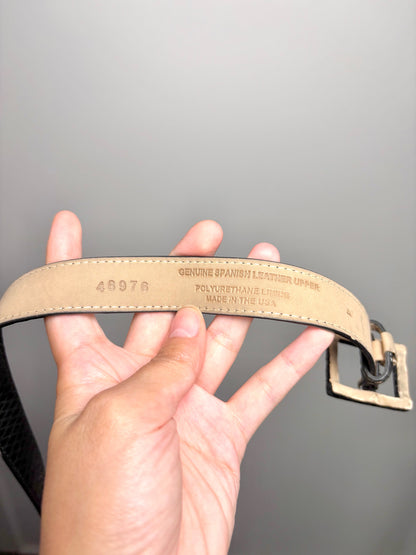 Belt St. John Black Spanish Leather S/4