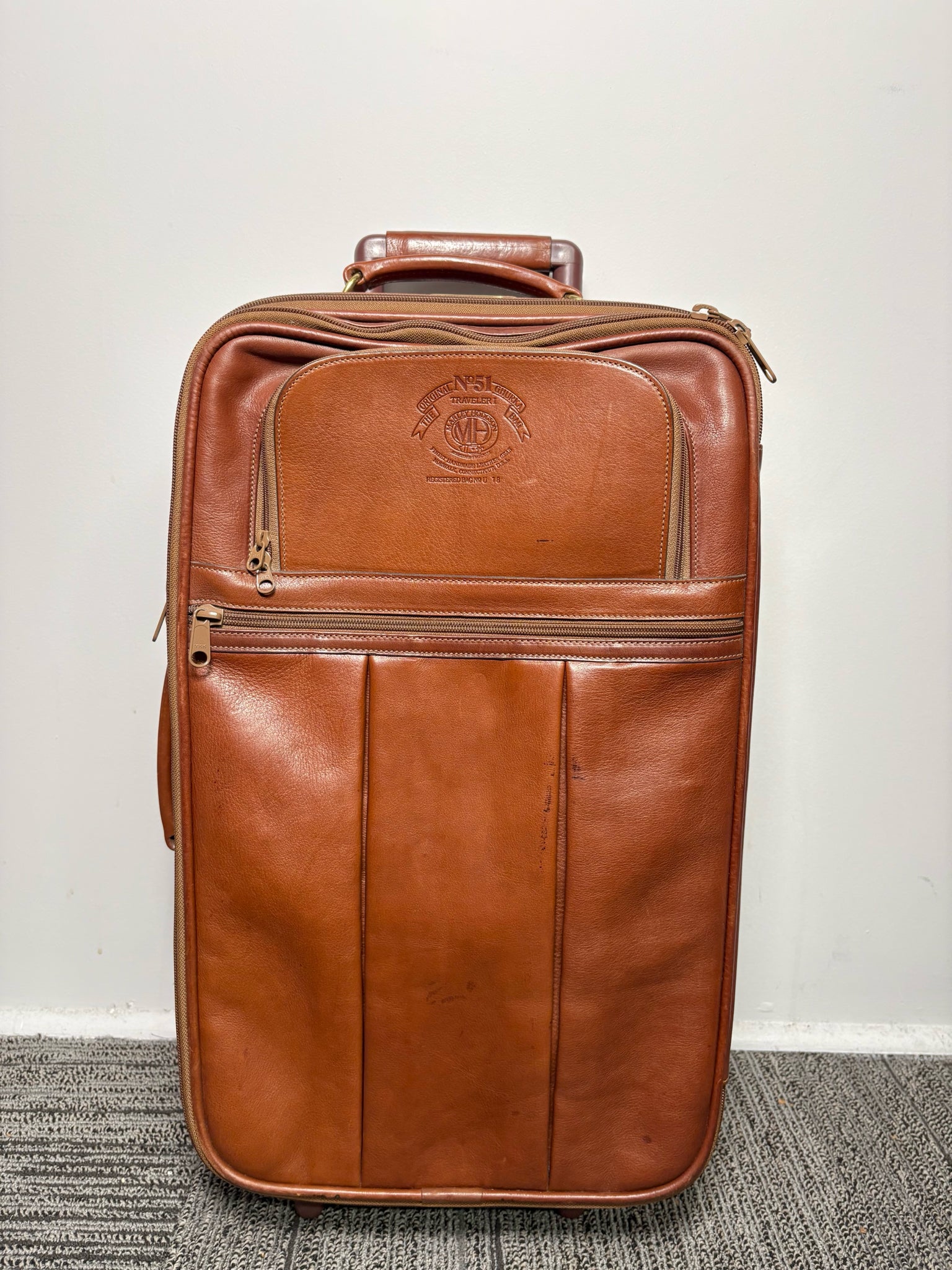 Men's Vintage Marley Hodgson Leather Cowhide Chestnut Brown No. 51