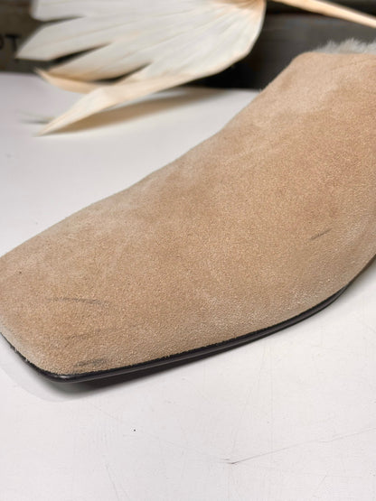 W Shoe Size 39.5 Proenza Schouler Tan Suede Slip-ons