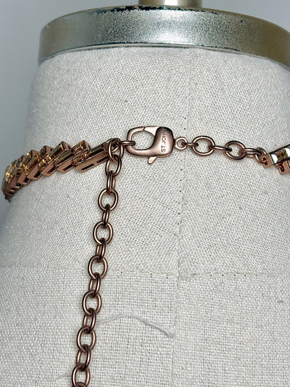 Metal St. John Crystal Pre-owned Necklace