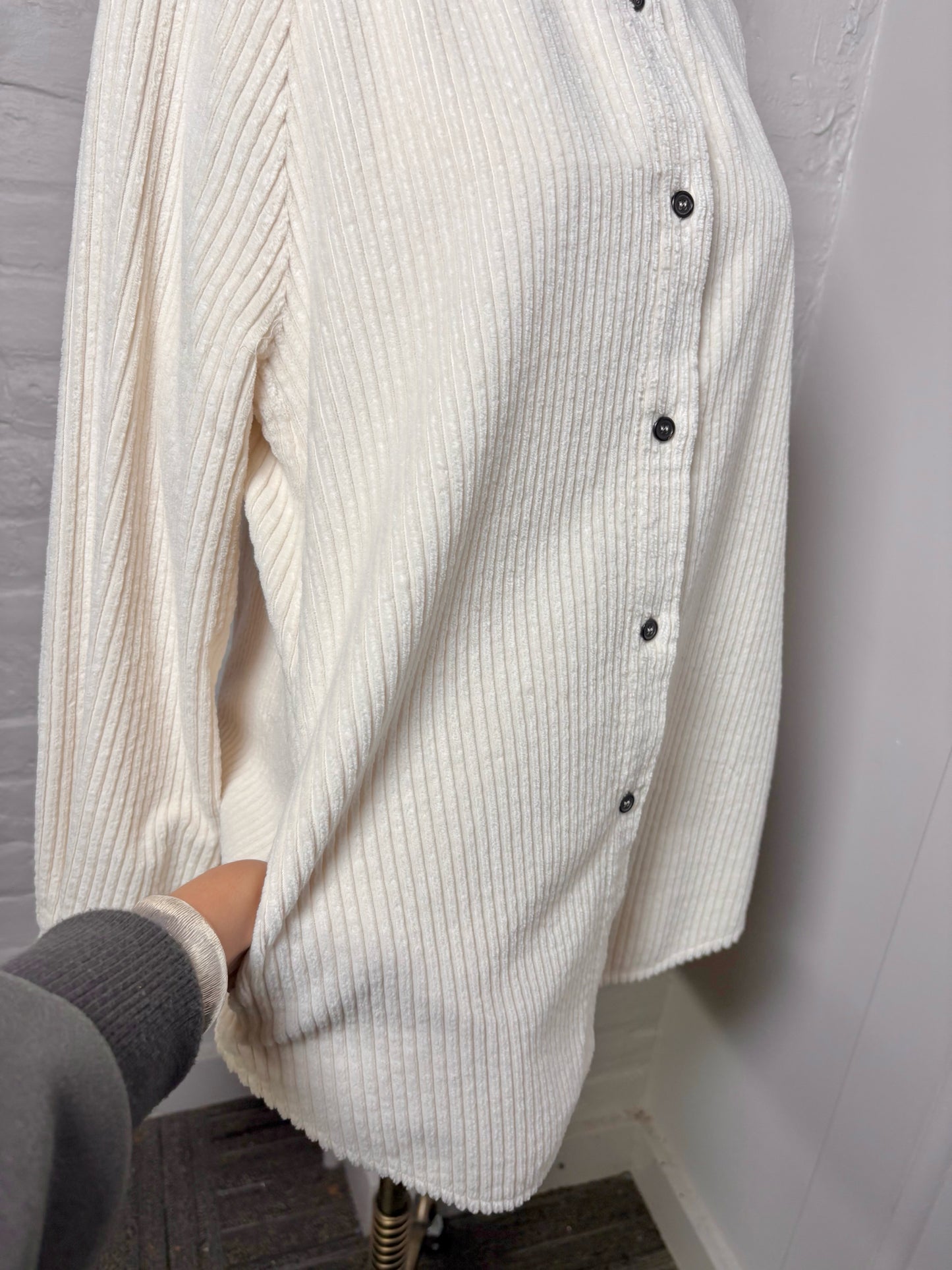 Women Size 42 ( 6 US) Rosso35 Cream Cord Jacket